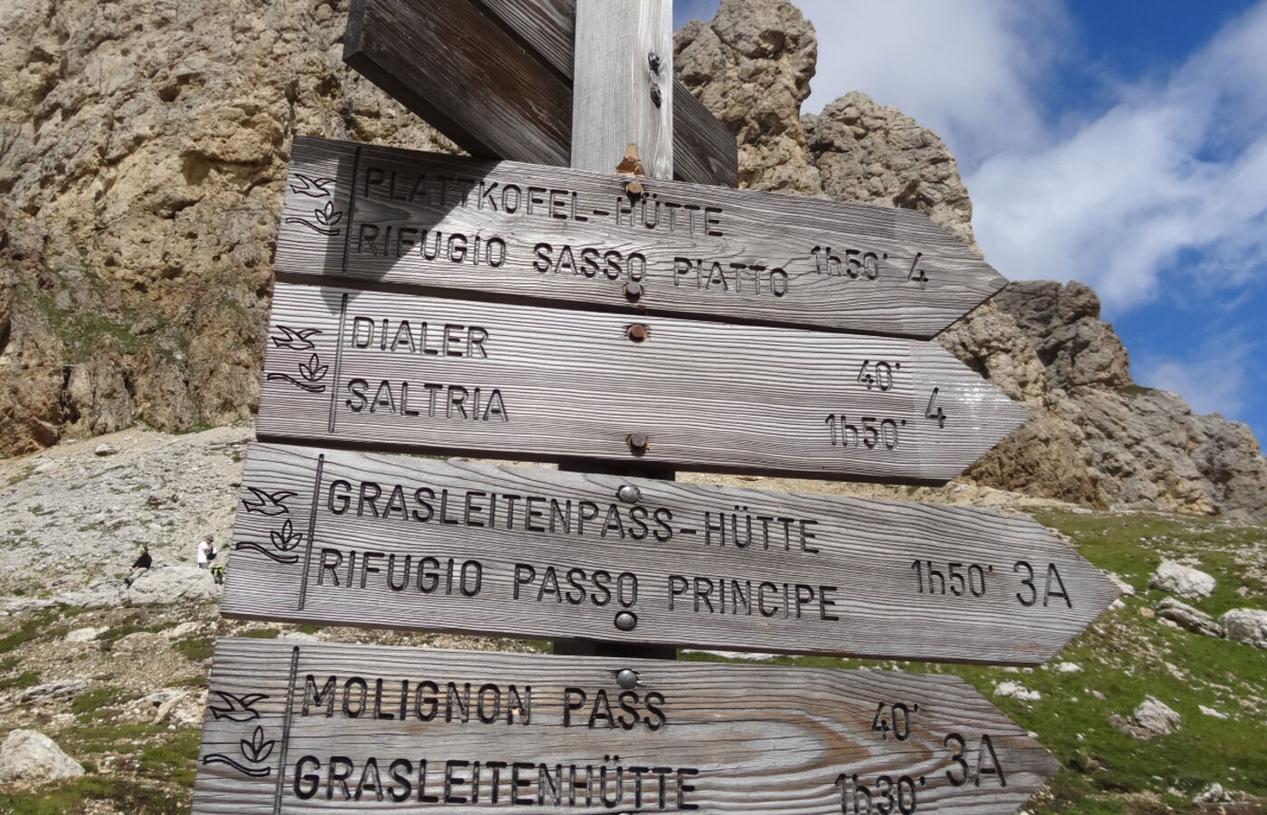 Friedrich-August-Weg - vom Sellajoch übers Tierser Alpl zur Seiser Alm 