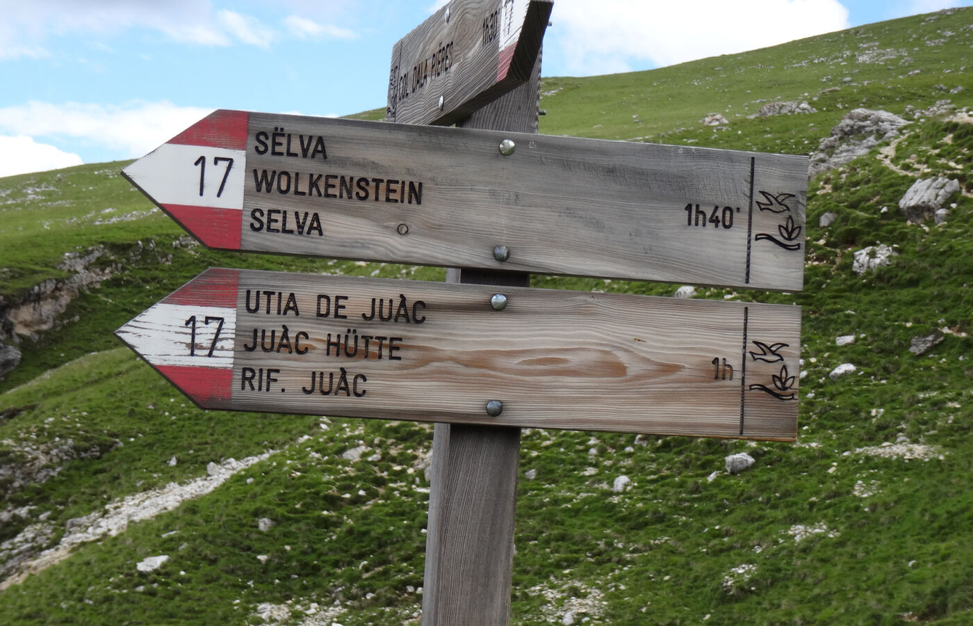 Regensburger und Steviahütte im Grödnertal 