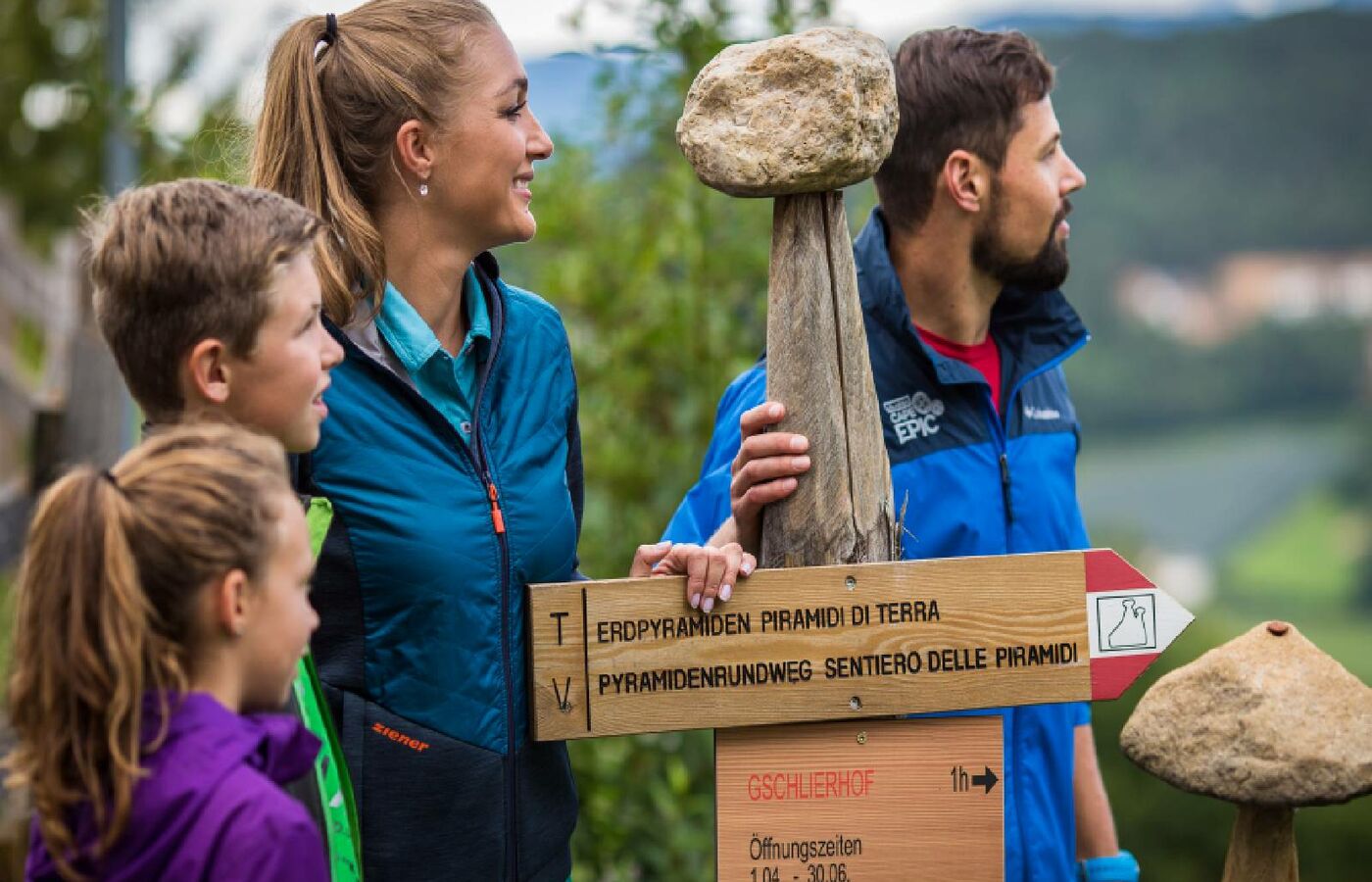 Steinegger Dorfrundgang mit Erdpyramiden 
